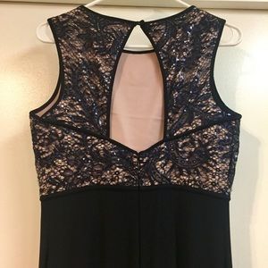 Nightway Lace Top Gown